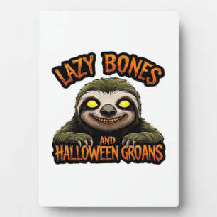 Copy of Ghost Hedgehog Librarian � Cute Halloween Plaque