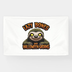Copy of Lazy Bones and Halloween Groans - Creepy S Banner