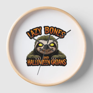 Copy of Lazy Bones and Halloween Groans - Creepy S Clock