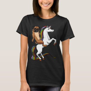 Copy of Pug Dog Riding Unicorn  Classic T-Shirt 35
