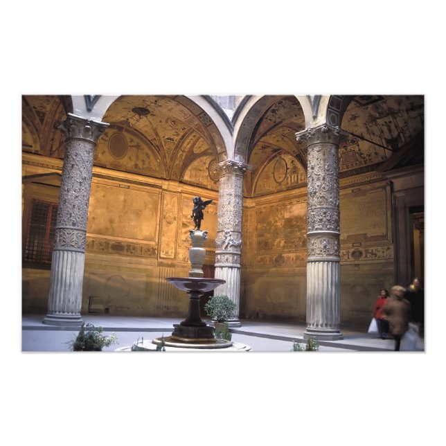 Copy of Putto with Dolphin by Andrea del Photo Print (Front)