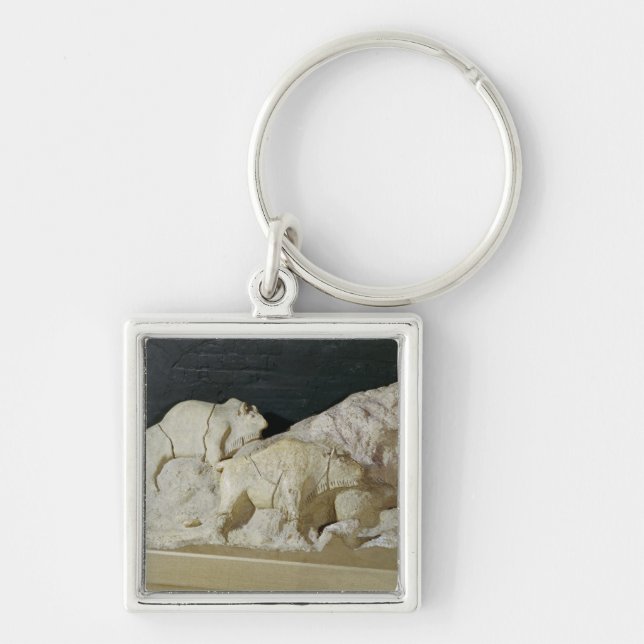 Copy of sculpture of bisons, Le Key Ring (Front)
