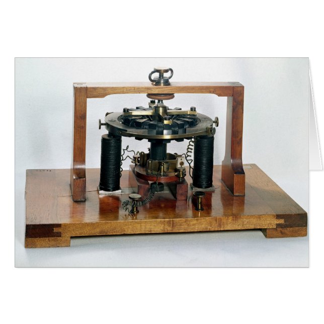 Copy of the electro-magnetic 'macchinetta' (Front Horizontal)