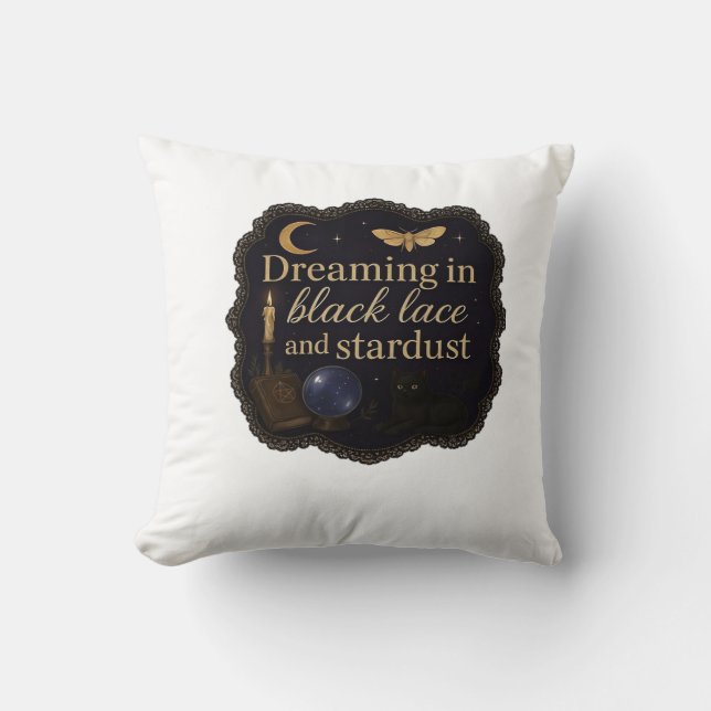 Copy Of Whimsigoth Fantasy Mystical Forests, Moons Cushion (Front)