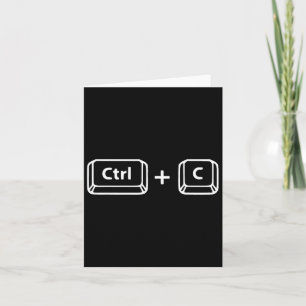Copy Paste Ctrl C Ctrl V Dad Son Happy Father&#; s Card