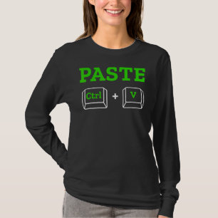 Copy Paste Ctrl + C Family Matching Mother's Fathe T-Shirt