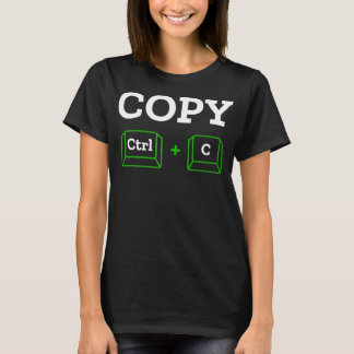 Copy Paste Ctrl + c Family Matching Mother's T-Shirt