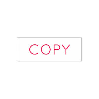 COPY self inking stamp