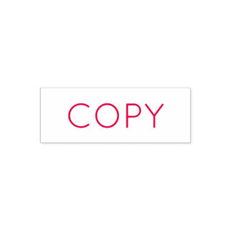 COPY self inking stamp