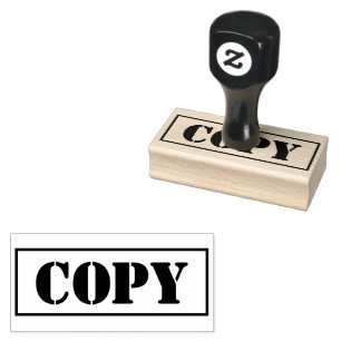 COPY stencil notice office stamp for duplicates