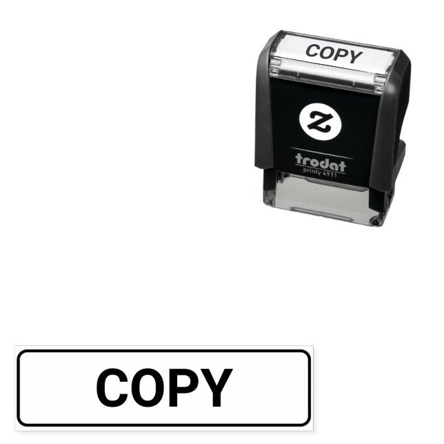 Copy Template for a Business Self-inking Stamp (In Situ)