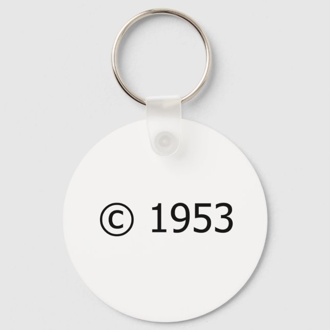 Copyright 1953 key ring (Front)
