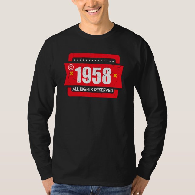 Copyright 1958 All Rights Reserve T-Shirt (Front)