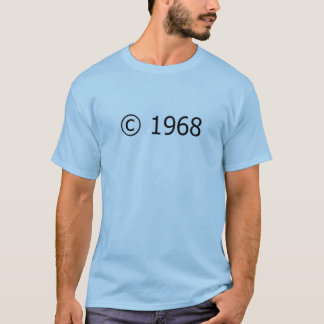 Copyright 1968 T-Shirt