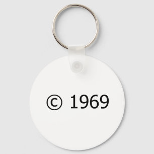 Copyright 1969 key ring
