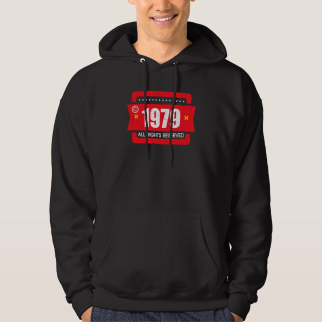 Copyright 1979 All Rights Reserve Hoodie (Front)
