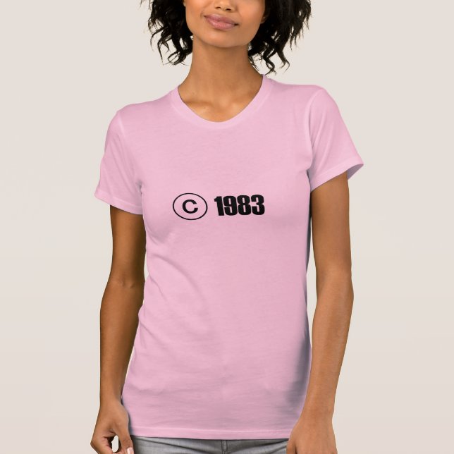 Copyright 1983 T-Shirt (Front)