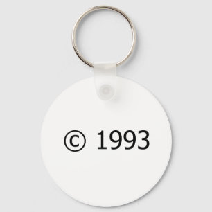 Copyright 1993 key ring