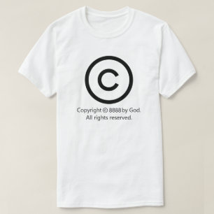 Copyright All Rights Reserved T-Shirt
