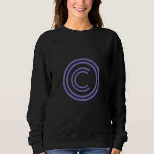 Copyright sign symbol sweatshirt