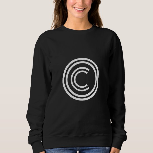 Copyright sign symbol sweatshirt (Front)