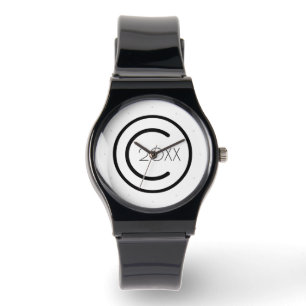 Copyright Yourself Modern Typographical Watch