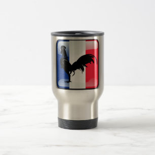 Coquelet drapeau travel mug