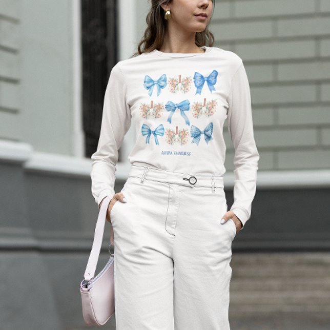 Coquette Asthma Awareness Floral Allergy  T-Shirt (Creator Uploaded)