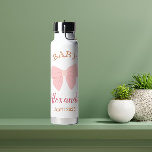 Coquette Baby Girl Name Water Bottle