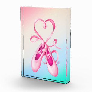 Coquette Ballet Dance Slippers KiniArt Photo Block