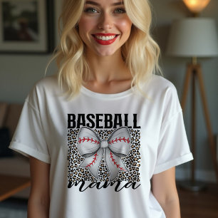 Coquette Baseball Mum T-Shirt