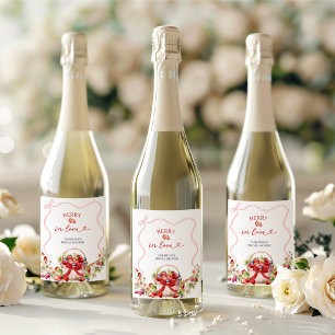 Coquette Berry in Love Wine Bottle Label