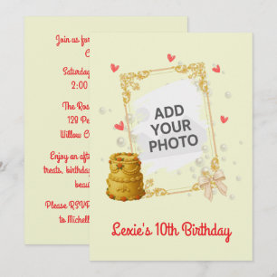 Coquette Birthday Invitation