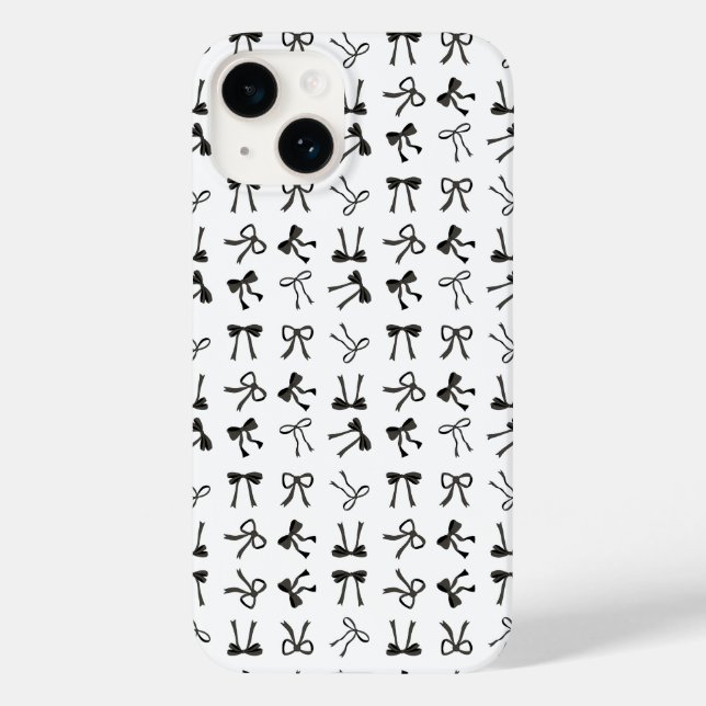 Coquette black Bows Case-Mate iPhone Case (Back)