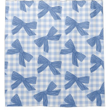 Coquette blue gingham and bows