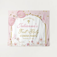 Coquette Blush Pink Butterfly First Holy Communion