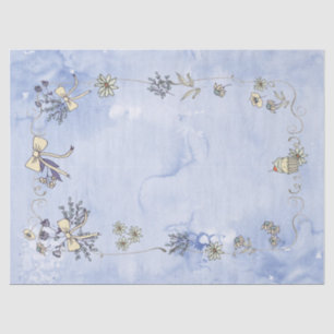 Coquette Border Watercolor Tissue Paper