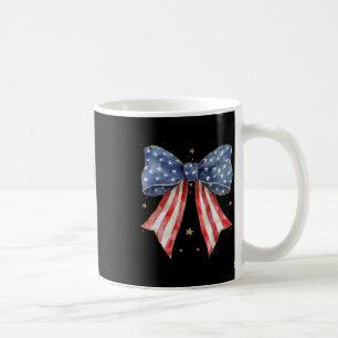 Coquette Bow 4th Of July Us Flag God Shed His Grac Coffee Mug