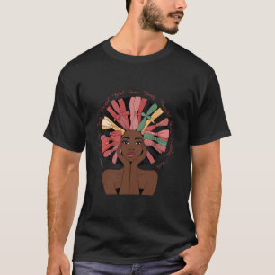 Coquette Bow black history month African American T-Shirt