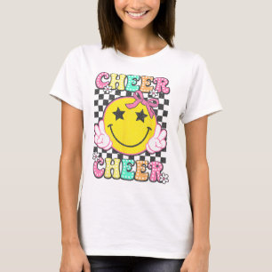 Coquette Bow Cheer Cheerleader Cheerleading Women T-Shirt