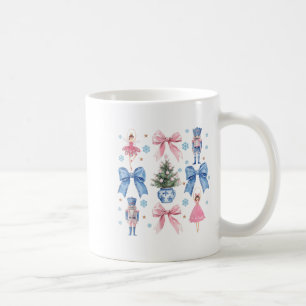 Coquette Bow Christmas Nutcracker Ballet Festive W Coffee Mug