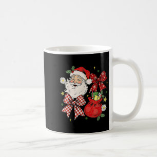Coquette Bow Christmas Santa Claus Xmas Holiday Wo Coffee Mug