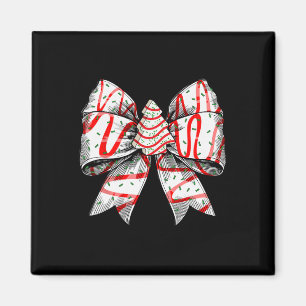Coquette Bow Christmas Tree Cake Christmas Vibes G Magnet