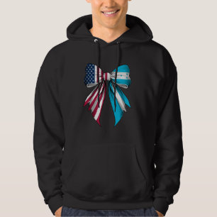 Coquette Bow Honduras Roots Heritage Honduran Prid Hoodie