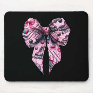 Coquette Bow Inline Hockey Player Girl Mum Mother' Mouse Pad