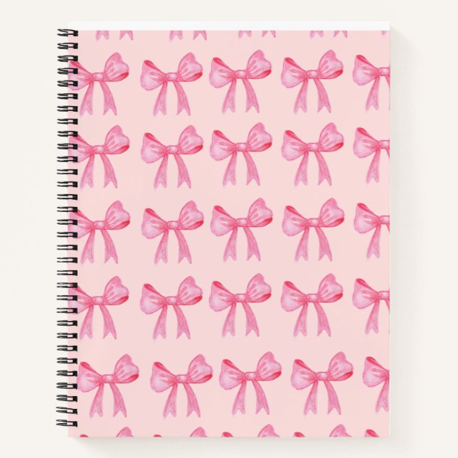 Coquette Bow Notebook  (Front)