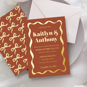 Coquette Bow Retro Wedding Real