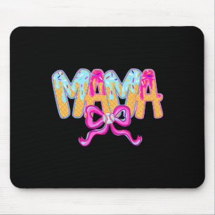 Coquette Bow Sell Mama Ice Cream Drip Sell Drippin Mouse Pad