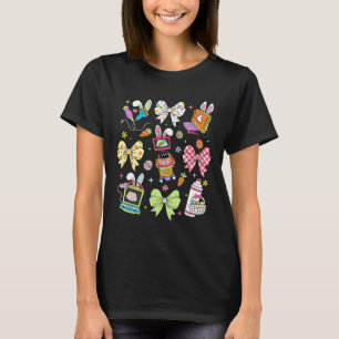 Coquette Bow Sonographer Easter Ultrasound Tech Rd T-Shirt