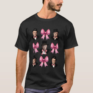 Coquette Bow Winston Churchill Girl British Mum Mo T-Shirt